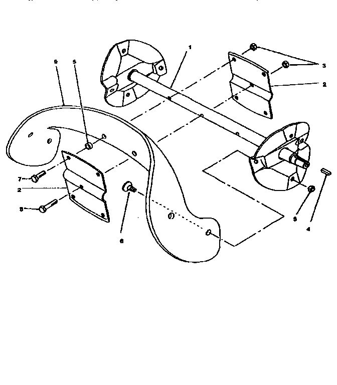 Rotor Assembly Diagram and Parts List for 320 28220-7900001 & UP Lawn Boy Snow Blower